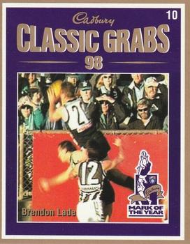 1999 Cadbury Classic Grabs 98 #10 Brendon Lade Front